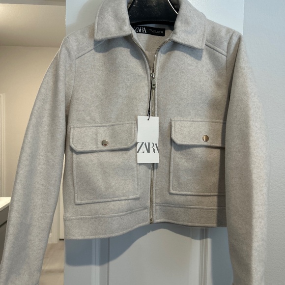 Zara Jackets & Blazers - Zara cream jacket nwt